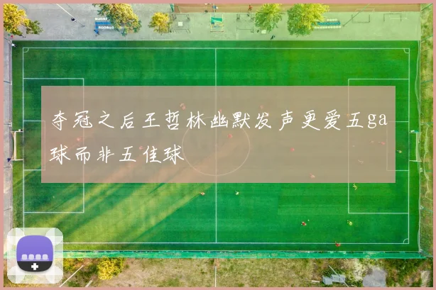 夺冠之后王哲林幽默发声更爱五ga球而非五佳球
